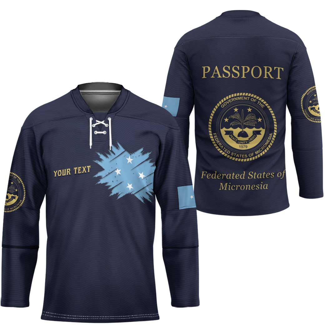 Personalised Federated States Of Micronesia Hockey Jersey FSM Passport - Polynesian Pride
