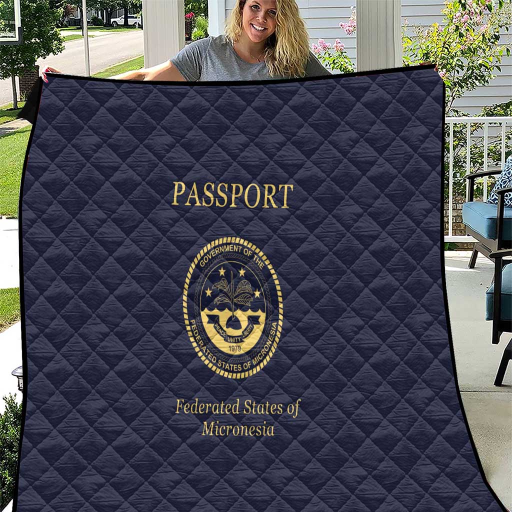 Federated States Of Micronesia Quilt FSM Passport - Polynesian Pride