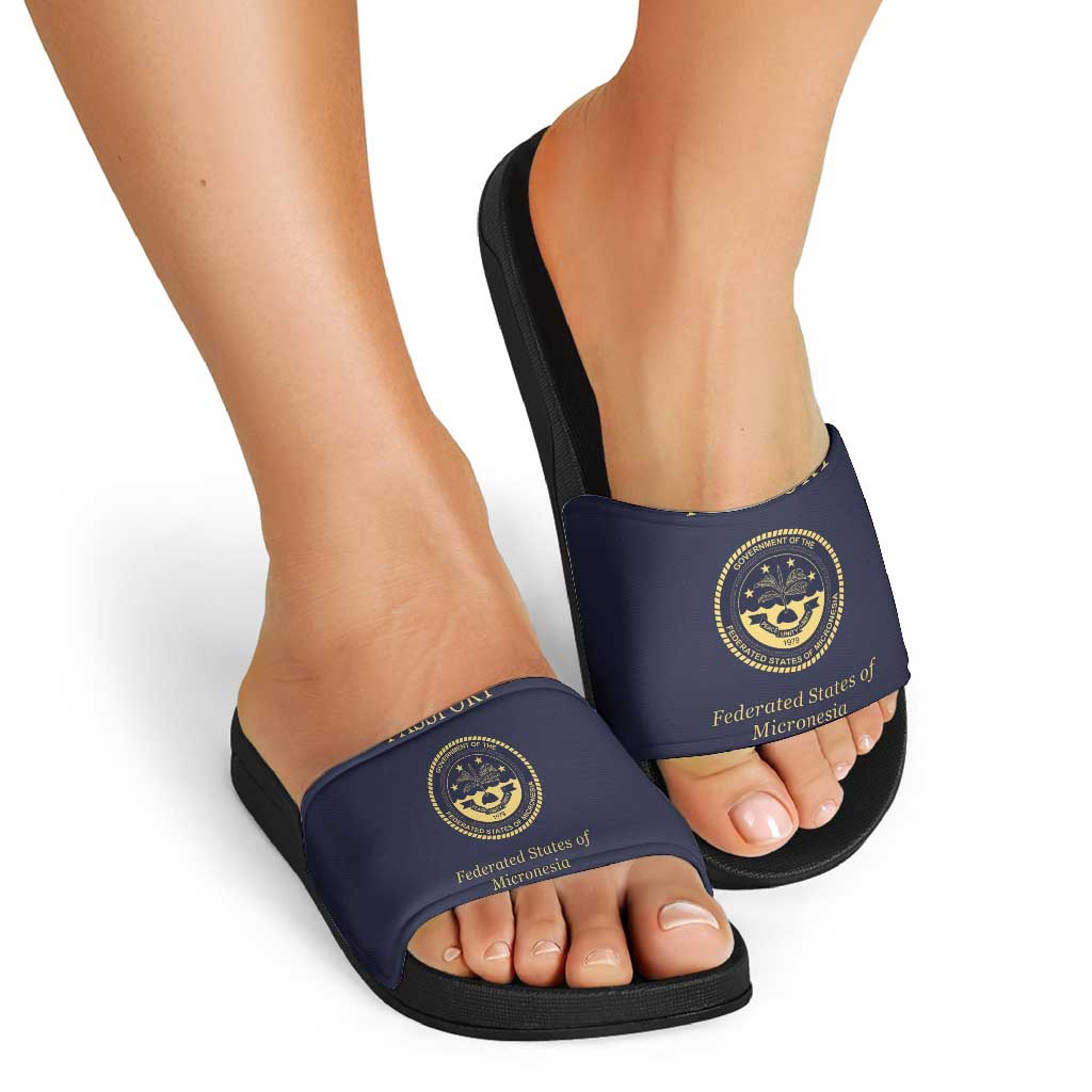 Federated States Of Micronesia Slide Sandals FSM Passport - Polynesian Pride