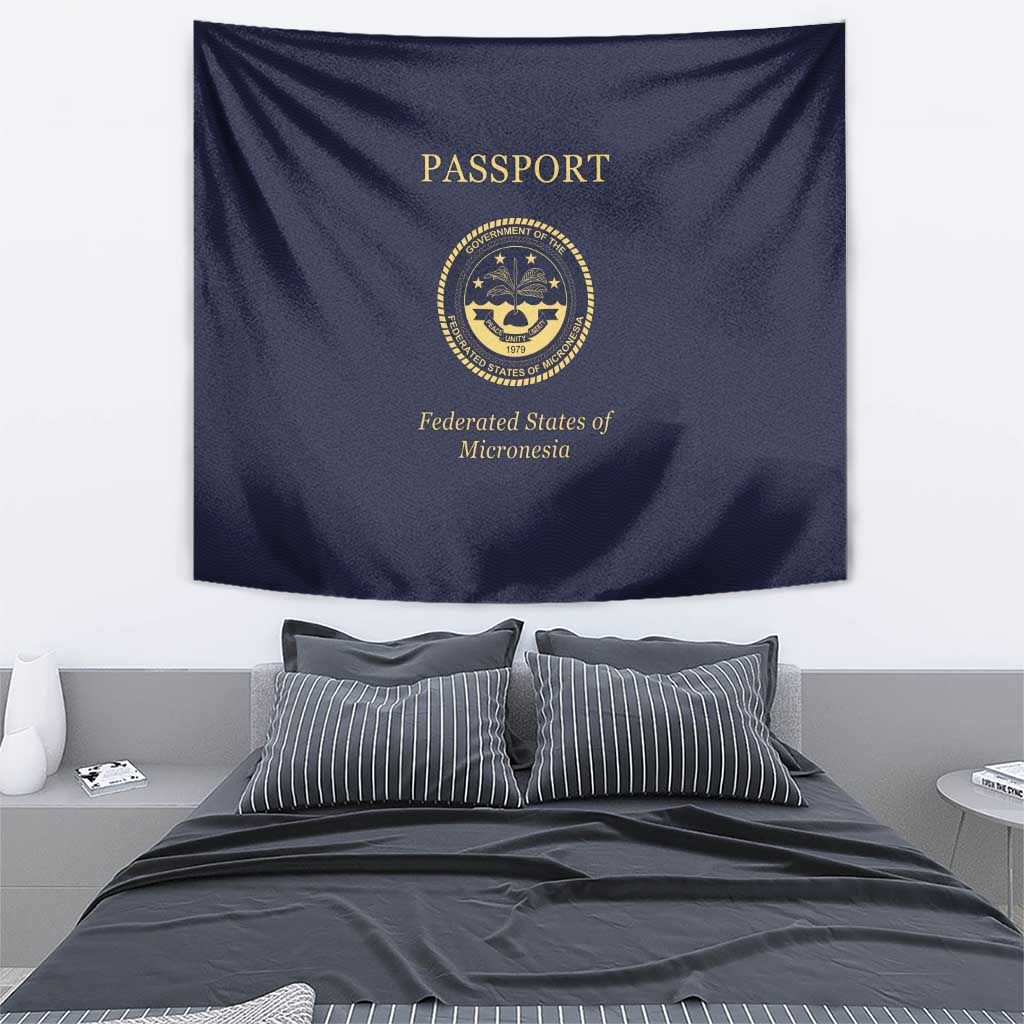 Federated States Of Micronesia Tapestry FSM Passport - Polynesian Pride