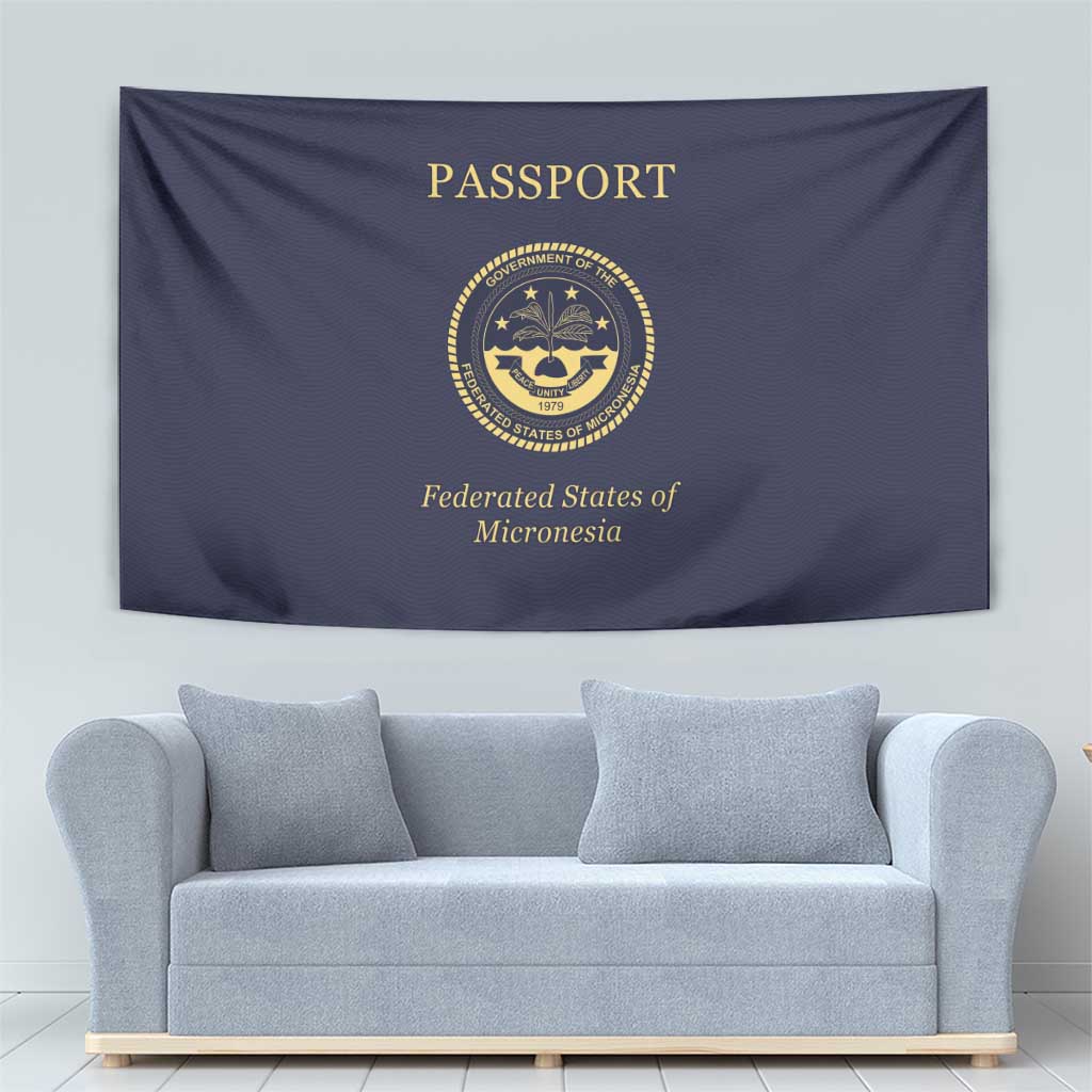 Federated States Of Micronesia Tapestry FSM Passport - Polynesian Pride