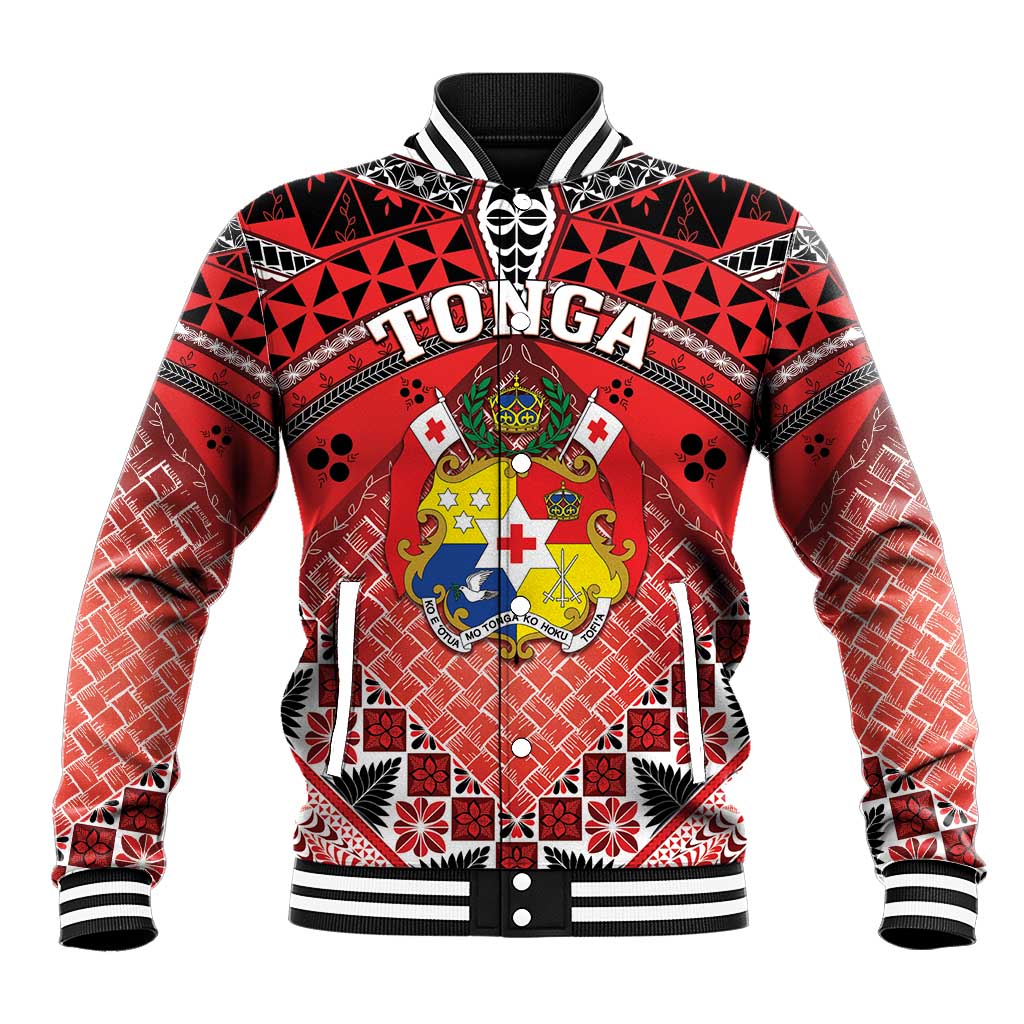 Personalised Tonga Constitution Day Baseball Jacket 150 Years Jubilee - Polynesian Pride