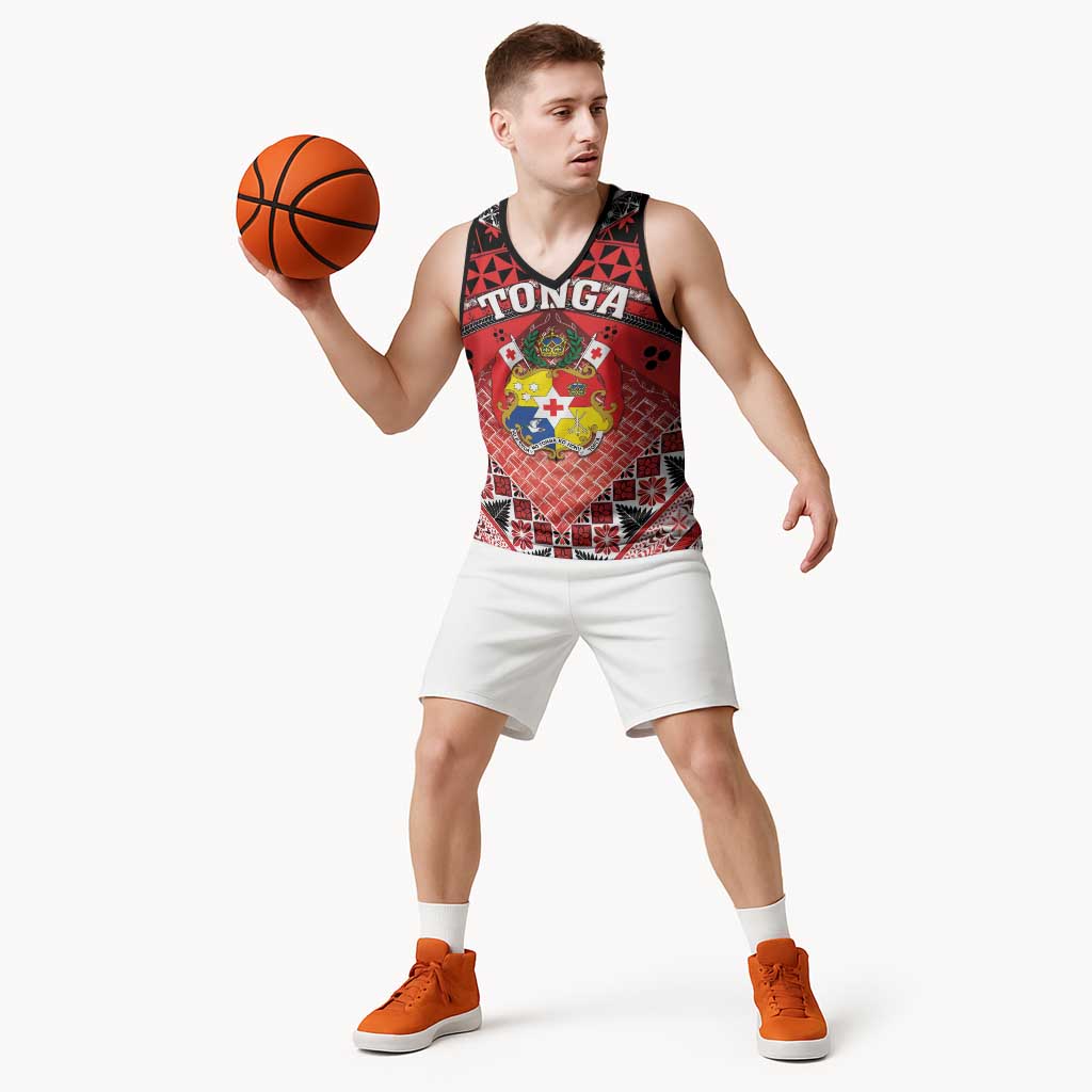 Personalised Tonga Constitution Day Basketball Jersey 150 Years Jubilee - Polynesian Pride