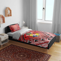 Tonga Constitution Day Bedding Set 150 Years Jubilee - Polynesian Pride