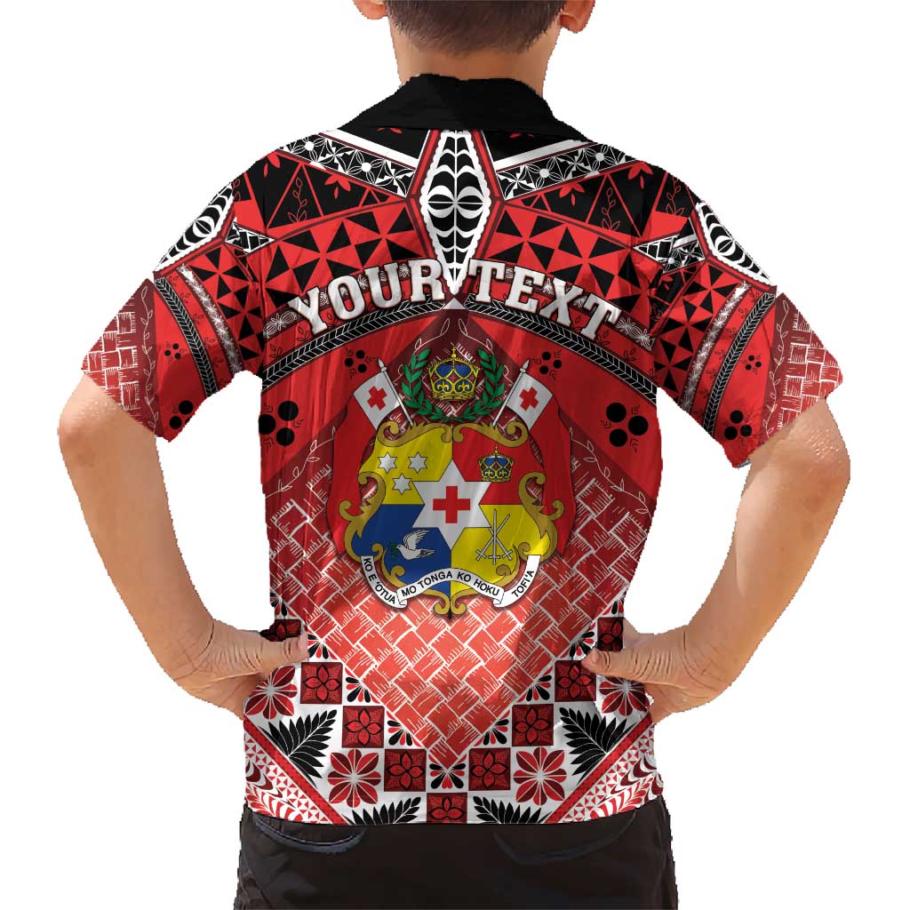 Personalised Tonga Constitution Day Family Matching Short Sleeve Bodycon Dress and Hawaiian Shirt 150 Years Jubilee LT05 - Polynesian Pride