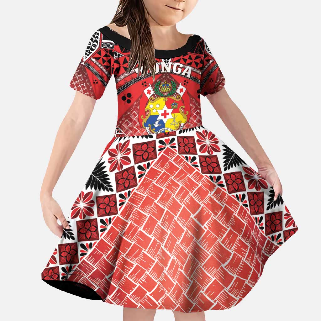 Personalised Tonga Constitution Day Family Matching Tank Maxi Dress and Hawaiian Shirt 150 Years Jubilee - Polynesian Pride