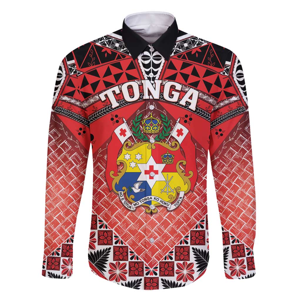 Personalised Tonga Constitution Day Family Matching Tank Maxi Dress and Hawaiian Shirt 150 Years Jubilee - Polynesian Pride