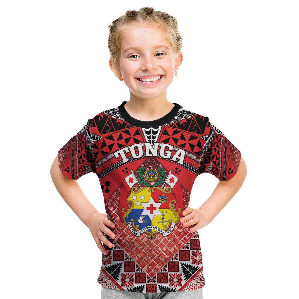 Personalised Tonga Constitution Day Kid T Shirt 150 Years Jubilee - Polynesian Pride