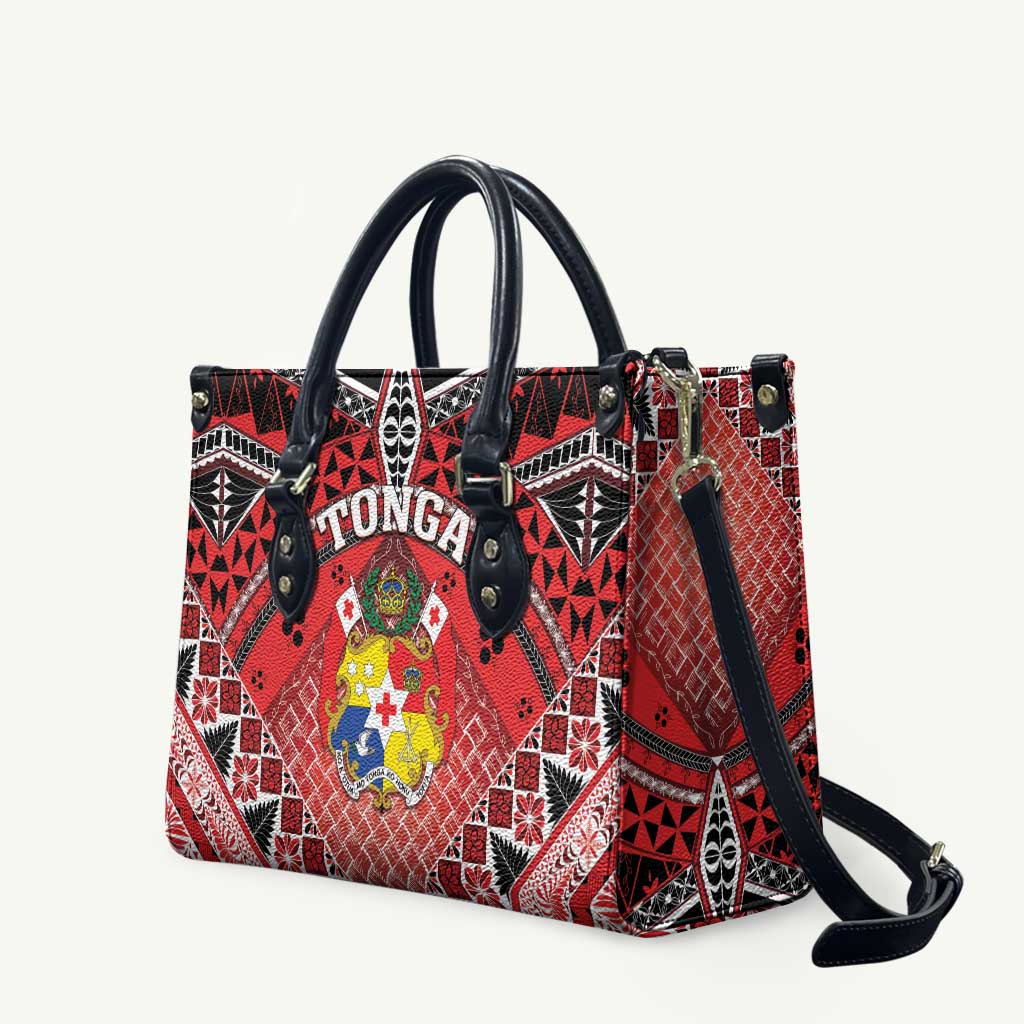 Tonga Constitution Day Leather Bag 150 Years Jubilee - Polynesian Pride