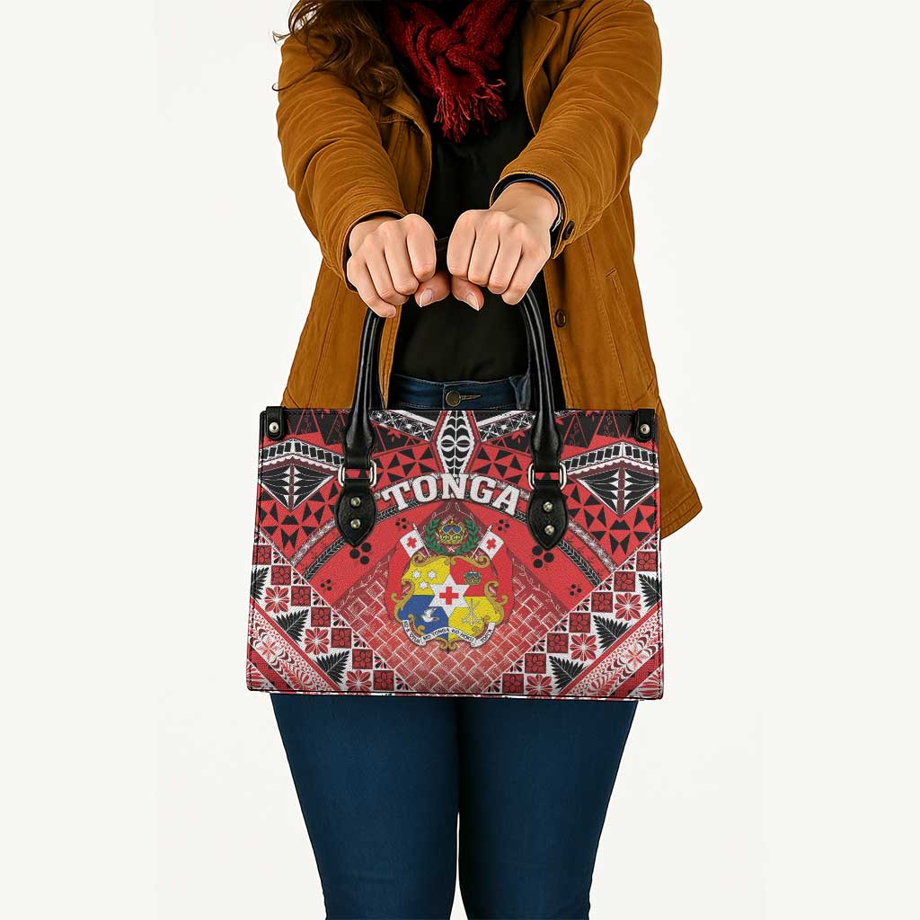 Tonga Constitution Day Leather Bag 150 Years Jubilee - Polynesian Pride
