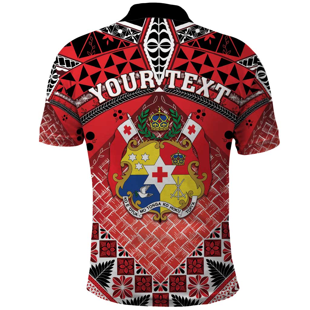 Personalised Tonga Constitution Day Polo Shirt 150 Years Jubilee - Polynesian Pride