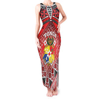 Personalised Tonga Constitution Day Tank Maxi Dress 150 Years Jubilee - Polynesian Pride
