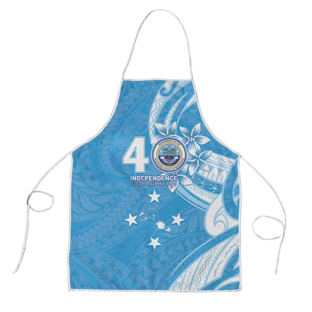 FSM Micronesia Apron 40th Independence Anniversary LT05 Blue - Polynesian Pride