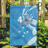 FSM Micronesia Garden Flag 40th Independence Anniversary LT05 Garden Flag Blue - Polynesian Pride