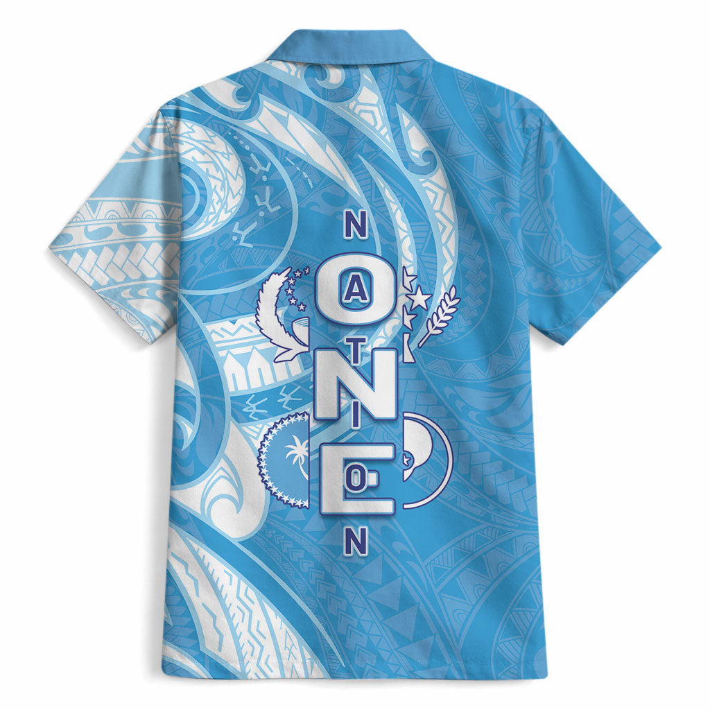 FSM Micronesia Hawaiian Shirt 40th Independence Anniversary LT05 - Polynesian Pride