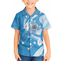 FSM Micronesia Hawaiian Shirt 40th Independence Anniversary LT05 - Polynesian Pride