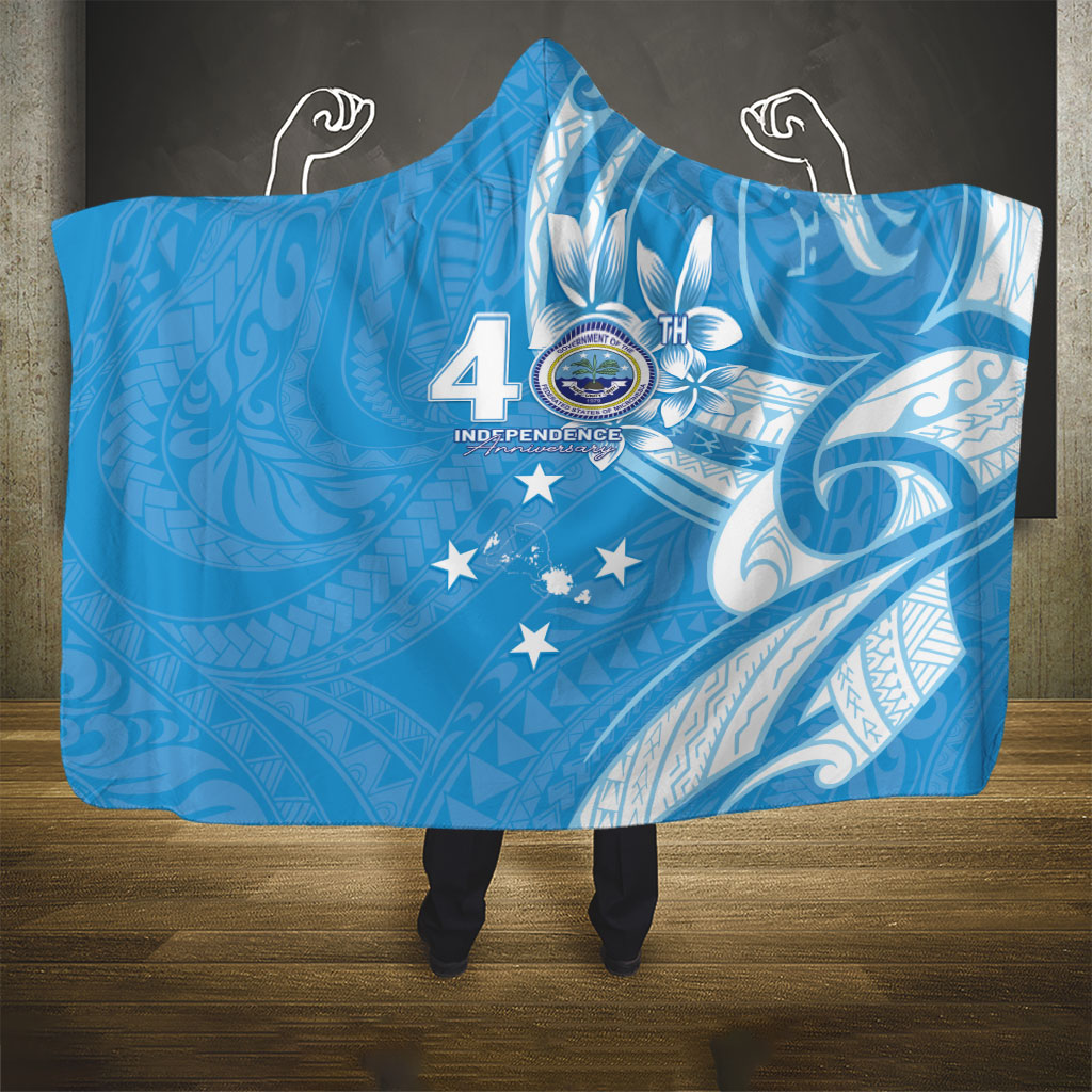 FSM Micronesia Hooded Blanket 40th Independence Anniversary LT05 - Polynesian Pride