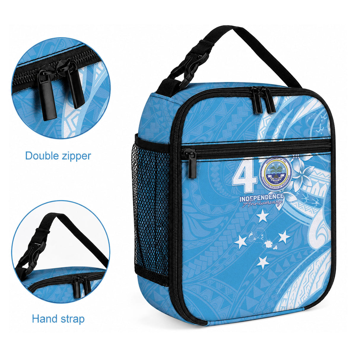 FSM Micronesia Lunch Bag 40th Independence Anniversary LT05 - Polynesian Pride
