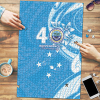 FSM Micronesia Puzzle 40th Independence Anniversary LT05 Blue - Polynesian Pride