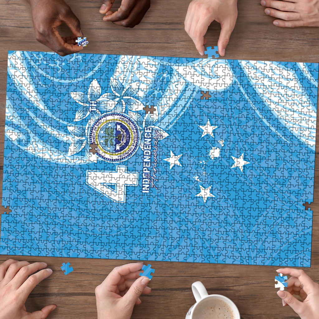 FSM Micronesia Puzzle 40th Independence Anniversary LT05 - Polynesian Pride