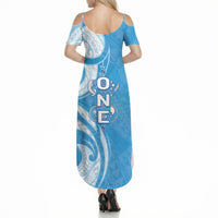 FSM Micronesia Summer Maxi Dress 40th Independence Anniversary LT05 - Polynesian Pride