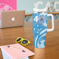 FSM Micronesia Tumbler With Handle 40th Independence Anniversary LT05 - Polynesian Pride