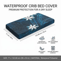 Tahiti Matarii Baby Bed Cover Tahitian Spring Blue Galaxy LT05 - Polynesian Pride
