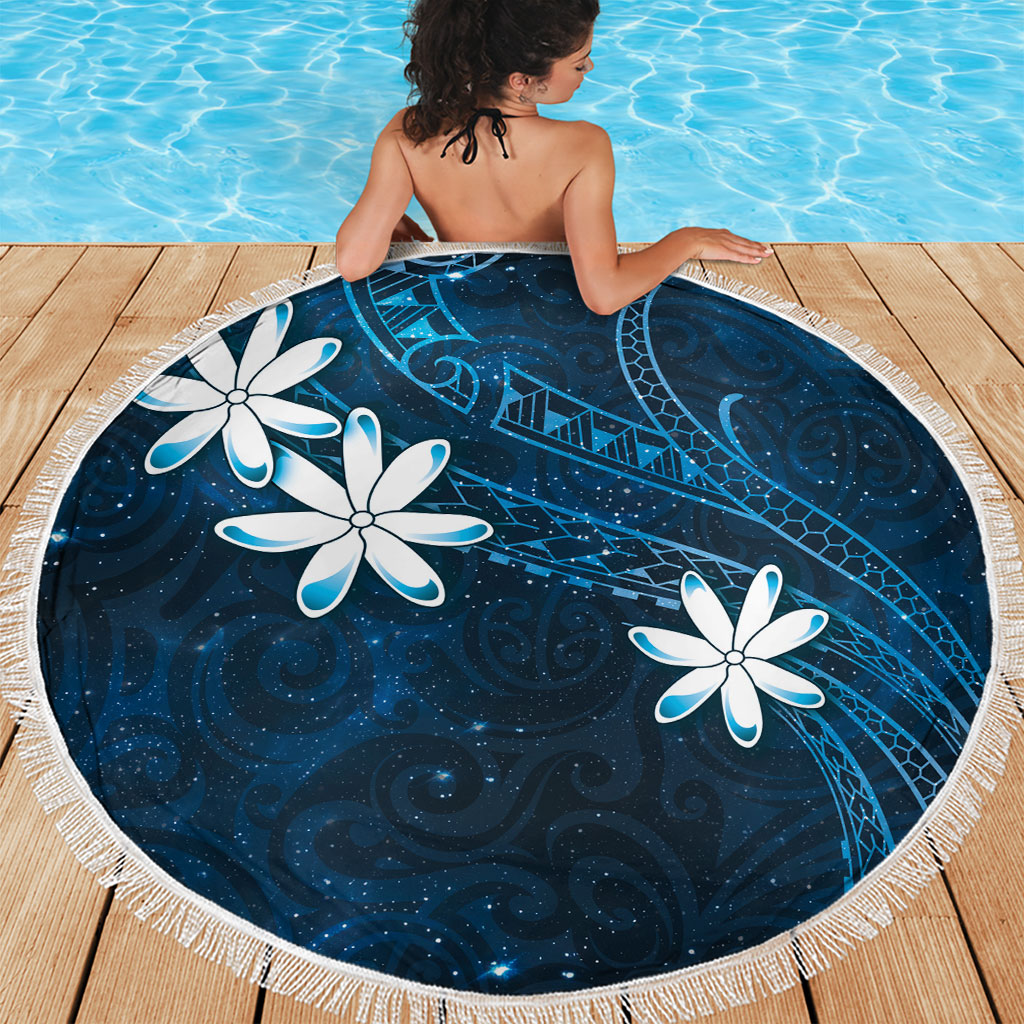 Tahiti Matarii Beach Blanket Tahitian Spring Blue Galaxy LT05 - Polynesian Pride