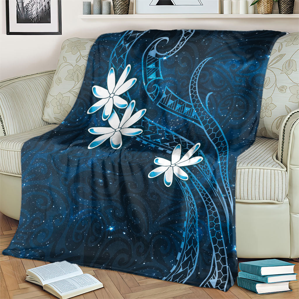 Tahiti Matarii Blanket Tahitian Spring Blue Galaxy LT05 - Polynesian Pride