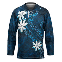 Tahiti Matarii Hockey Jersey Tahitian Spring Blue Galaxy LT05 Unisex Blue - Polynesian Pride