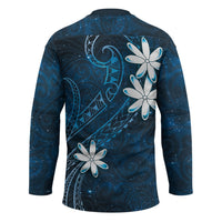 Tahiti Matarii Hockey Jersey Tahitian Spring Blue Galaxy LT05 - Polynesian Pride