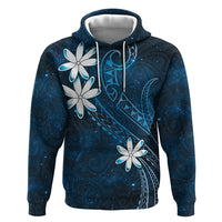 Tahiti Matarii Hoodie Tahitian Spring Blue Galaxy LT05 Pullover Hoodie Blue - Polynesian Pride