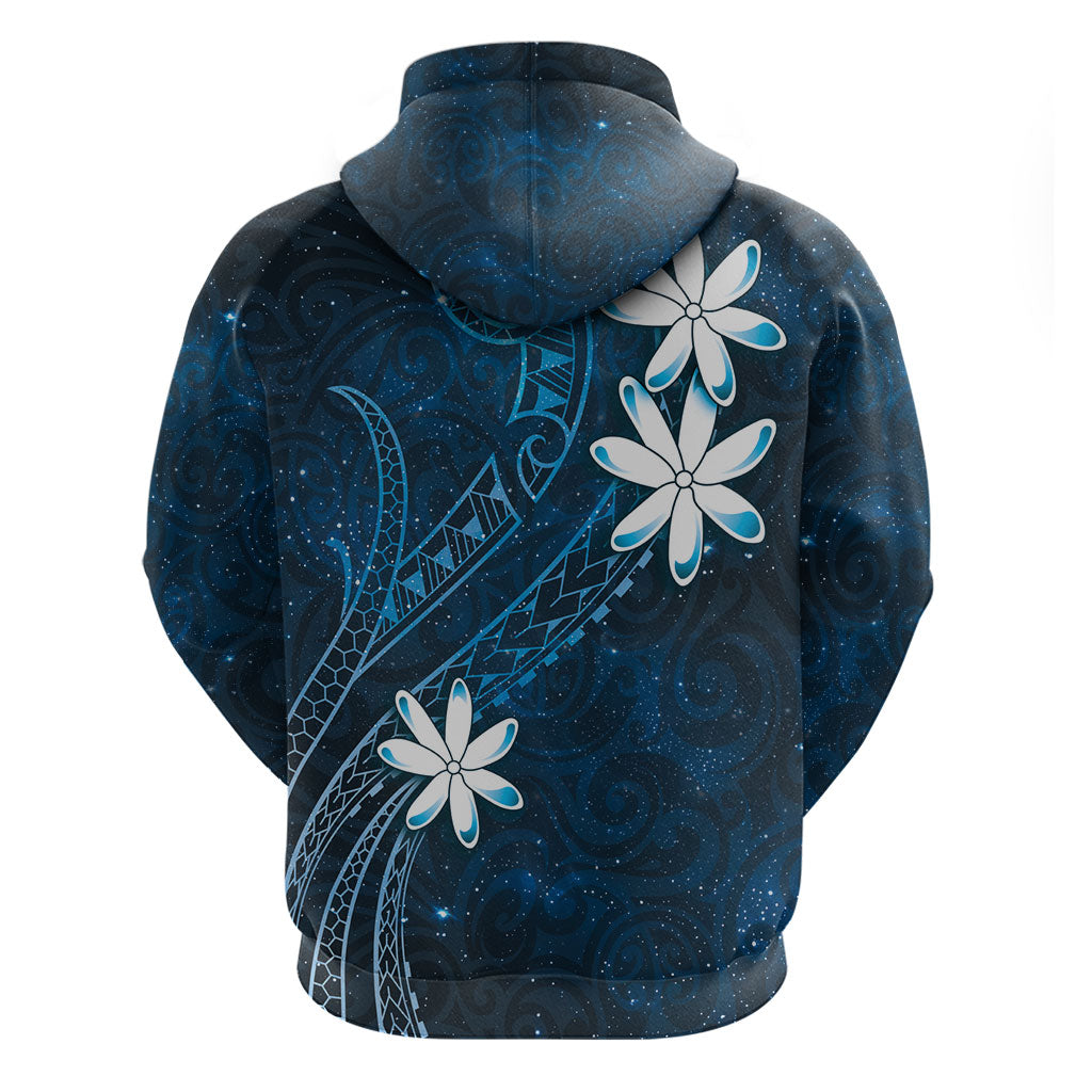 Tahiti Matarii Hoodie Tahitian Spring Blue Galaxy LT05 - Polynesian Pride