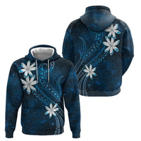 Tahiti Matarii Hoodie Tahitian Spring Blue Galaxy LT05 - Polynesian Pride