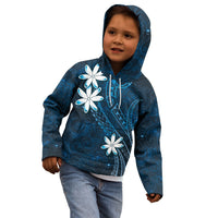 Tahiti Matarii Kid Hoodie Tahitian Spring Blue Galaxy LT05 - Polynesian Pride