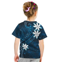 Tahiti Matarii Kid T Shirt Tahitian Spring Blue Galaxy LT05 - Polynesian Pride