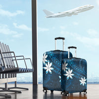 Tahiti Matarii Luggage Cover Tahitian Spring Blue Galaxy LT05 - Polynesian Pride