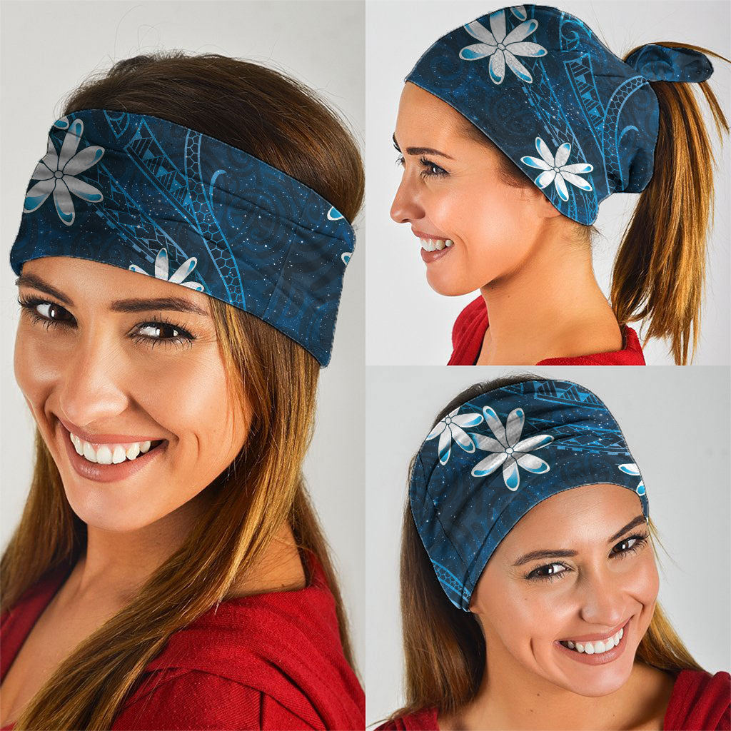 Tahiti Matarii Neck Gaiter Tahitian Spring Blue Galaxy LT05 - Polynesian Pride