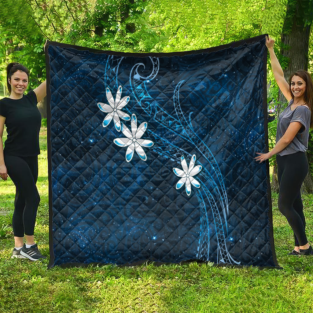 Tahiti Matarii Quilt Tahitian Spring Blue Galaxy LT05 - Polynesian Pride