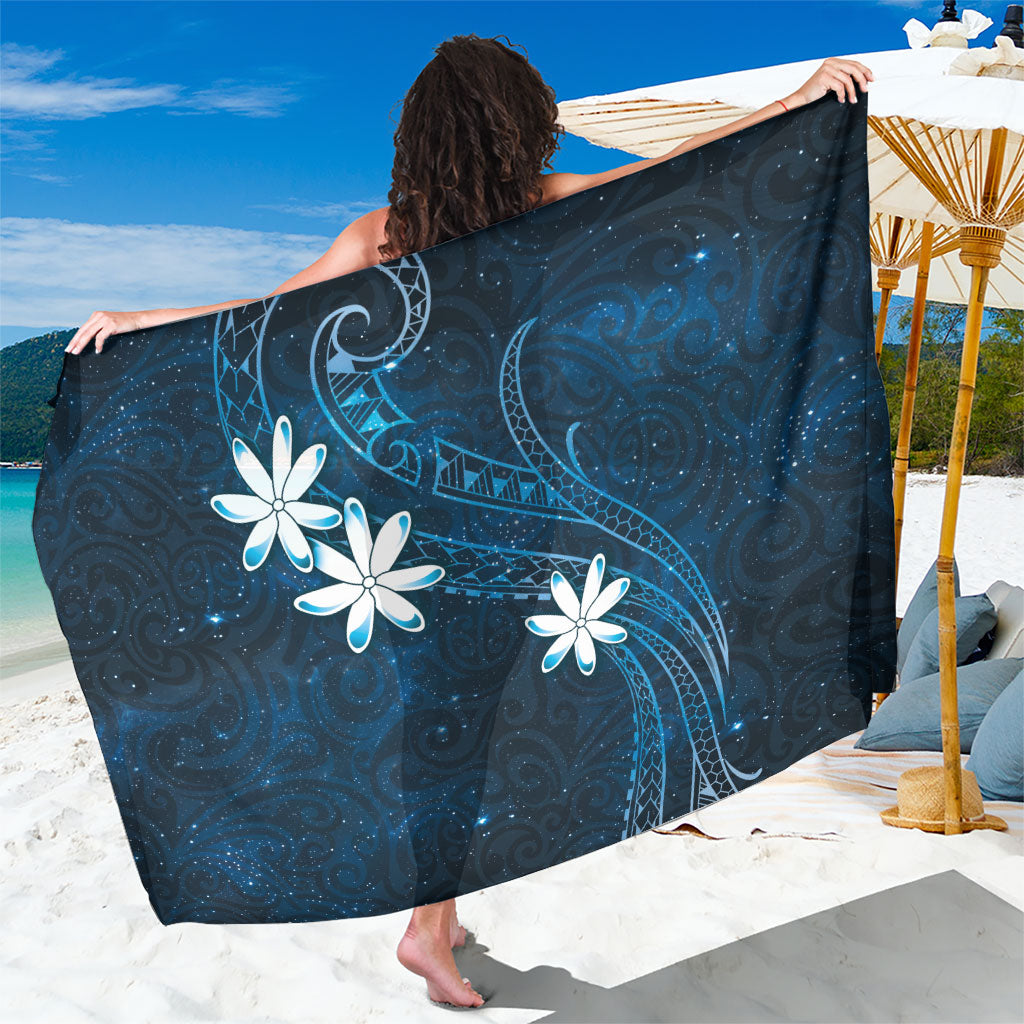 Tahiti Matarii Sarong Tahitian Spring Blue Galaxy