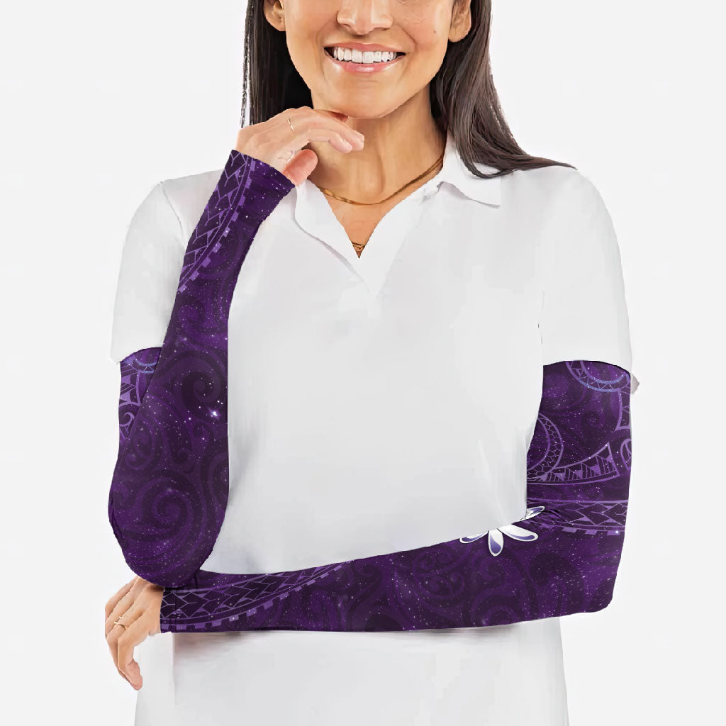 Tahiti Matarii Arm Sleeves Tahitian Spring Purple Galaxy LT05 - Polynesian Pride