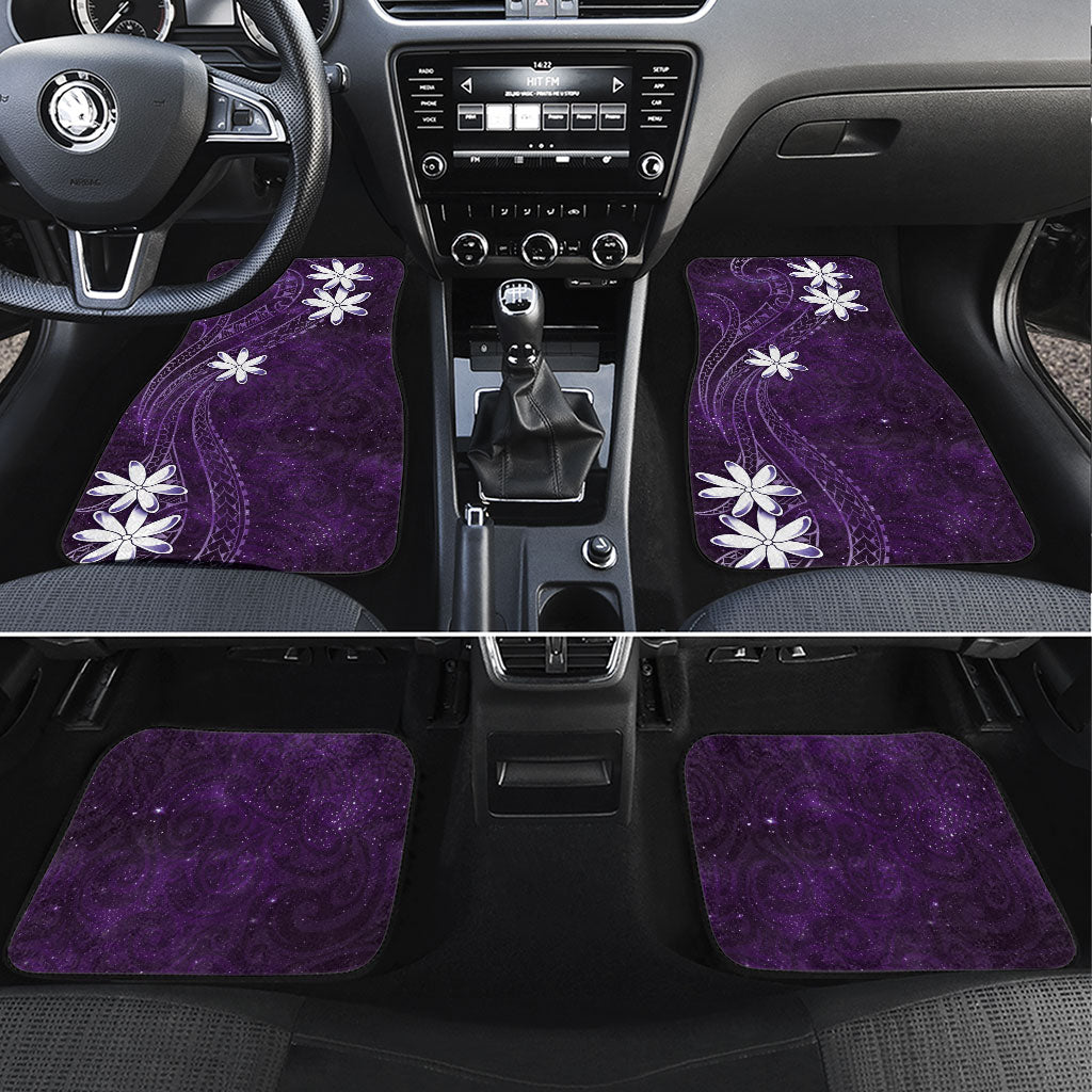 Tahiti Matarii Car Mats Tahitian Spring Purple Galaxy LT05 Set 4pcs Purple - Polynesian Pride