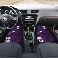 Tahiti Matarii Car Mats Tahitian Spring Purple Galaxy LT05 Set 2pcs - Front Purple - Polynesian Pride