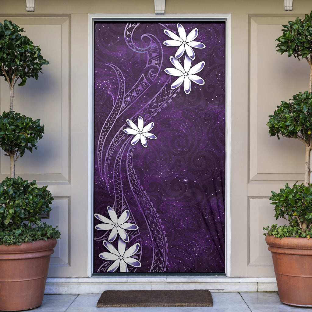 Tahiti Matarii Door Cover Tahitian Spring Purple Galaxy LT05 Purple - Polynesian Pride