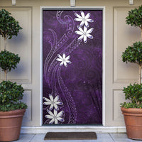 Tahiti Matarii Door Cover Tahitian Spring Purple Galaxy LT05 Purple - Polynesian Pride