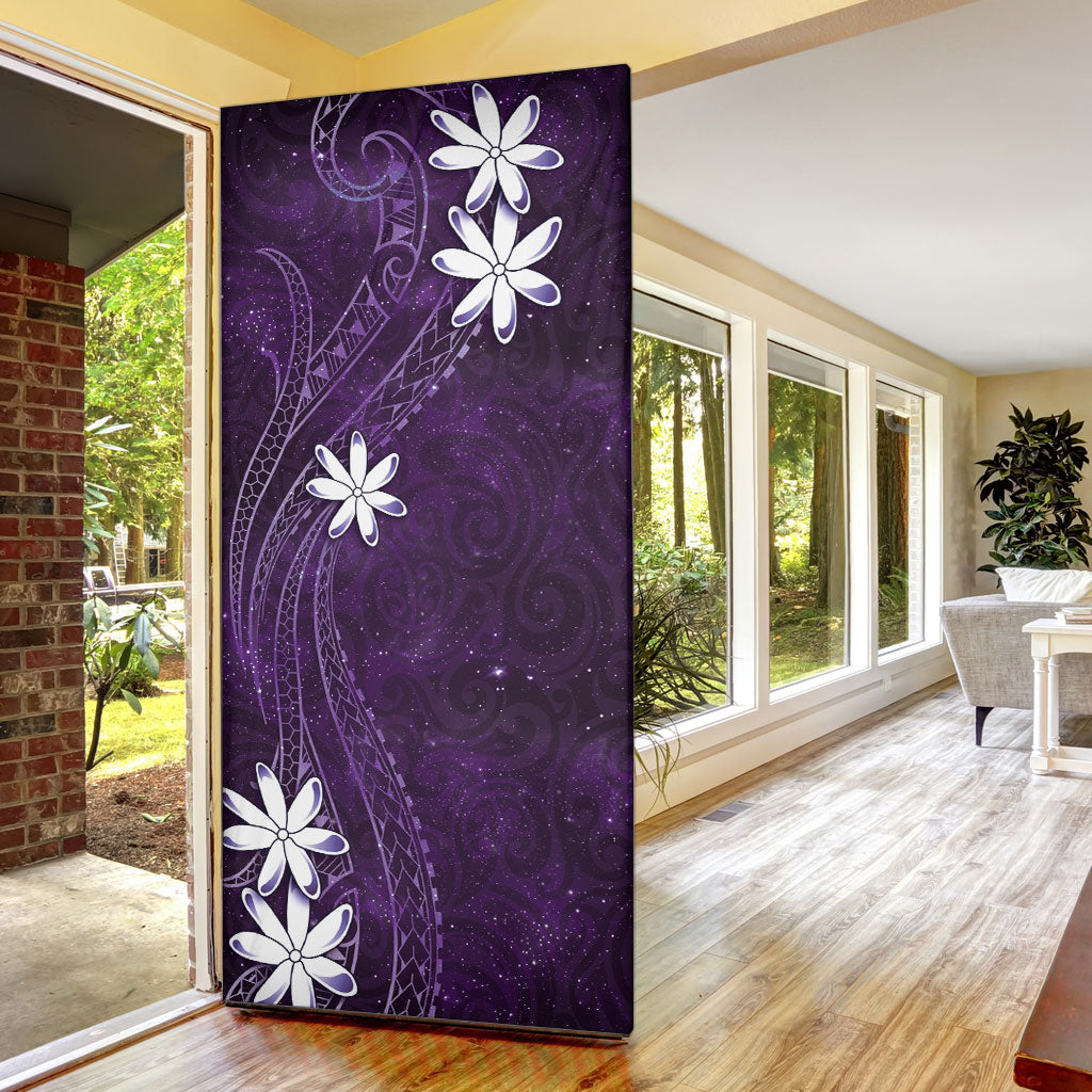 Tahiti Matarii Door Cover Tahitian Spring Purple Galaxy LT05 - Polynesian Pride