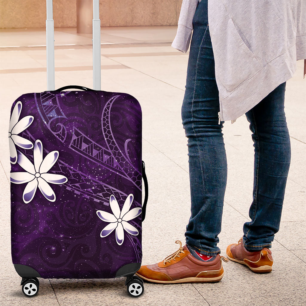 Tahiti Matarii Luggage Cover Tahitian Spring Purple Galaxy LT05 Purple - Polynesian Pride