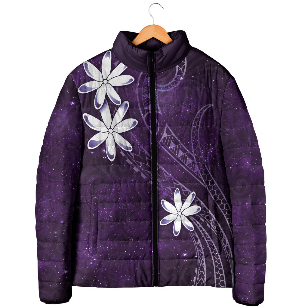 Tahiti Matarii Padded Jacket Tahitian Spring Purple Galaxy LT05 - Polynesian Pride
