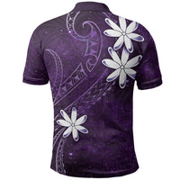 Tahiti Matarii Polo Shirt Tahitian Spring Purple Galaxy LT05 - Polynesian Pride