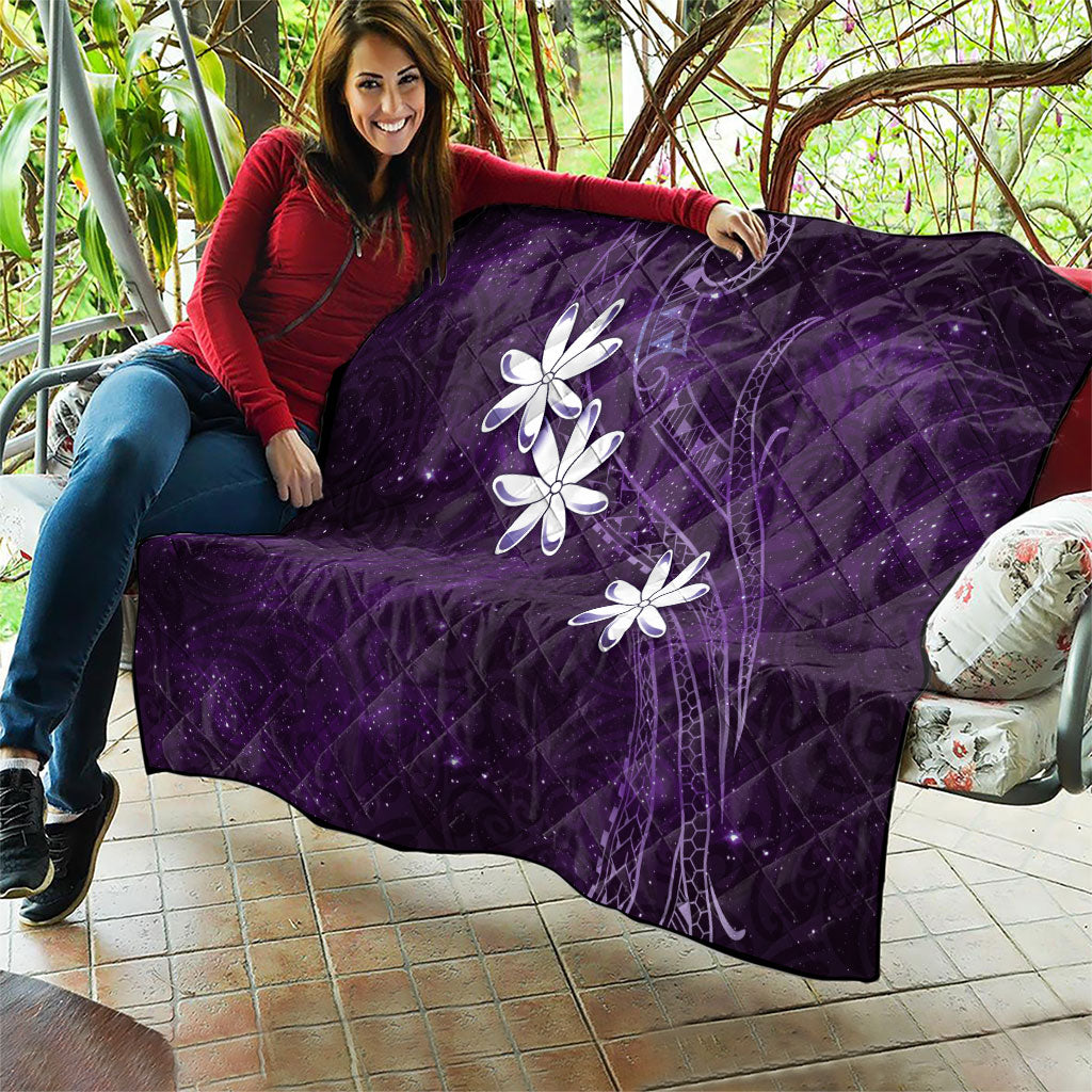 Tahiti Matarii Quilt Tahitian Spring Purple Galaxy LT05 - Polynesian Pride